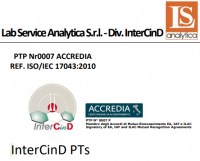 Tháng 4.2025 - Thử nghiệm thành thạo Dioxins, Furans, PCBs Dioxin Like (77,81,105, 114,118,123,126, 156, 157, 167, 169, 189), PCB-ICES  (28, 52, 101, 118, 138, 153, 180), Total-PCB, nền mẫu trầm tích, tro bay và thực phẩm, Hãng IntercinD, Ý