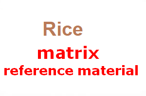 Mẫu chuẩn (QC) kiểm nghiệm Gạo (Rice)